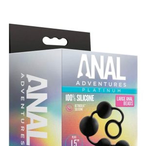 Bile Anale Blush ANAL ADVENTURES LARGE ANAL BEADS Negru lungime 38 cm 819835026440