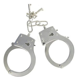 Catuse metalice BDSM Large Metal Handcuffs Seven Creations din Metal - Argintiu 6946689003779