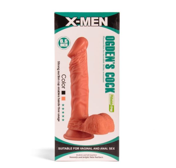 Dildo X-Men cu testicule - si ventuza Ogden's Cock lungime 16.5 cm diametru 4 cm 5999560513516