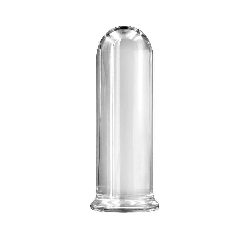 Dop Anal NS Toys Renegade Glass Rook Transparent grosime 6.6 cm lungime 15.2 cm 657447104305