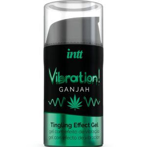Gel Stimulare sexuala aroma de canabis si ulei din seminte de canepa Intt VIBRATION GANJAH 15 ml pentru Unisex 5600304015332