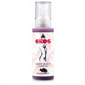 Lubrifiant pe baza de apa Eros Aromat si miros placut Lady Juicy Lubricant Blackcurrent 125 ml