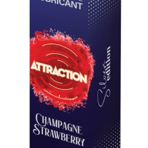 Lubrifiant pe baza de apa Mai Attraction unisex Lubricant Attraction Champagne Strawberry 50 ml parfumat 8435465323883