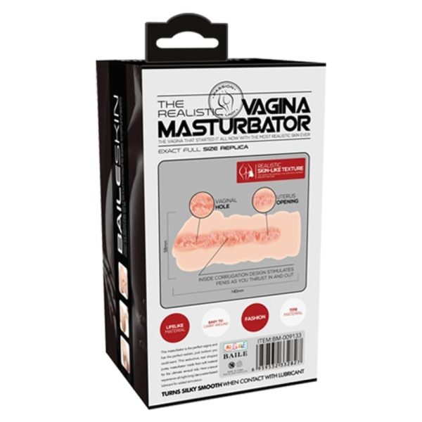 Masturbator Man's Vibrating Flesh Voluptas culoarea Pielii lungime 13.6 cm forma vagin cu vibratii 6959532332827