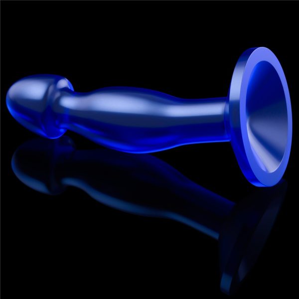 Stimulator Prostata Lovetoy Flawless Albastru grosime 3.9 cm lungime 16.5 cm cu ventuza 6970260906791