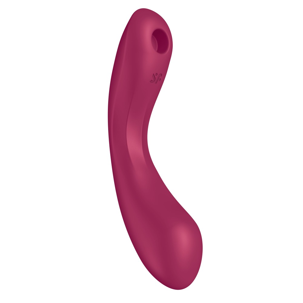 Vibrator Curvy Trinity 1 Satisfyer stimulare clitoris - punctul G lungime 17.5 cm grosime 3.9 cm 4061504036496
