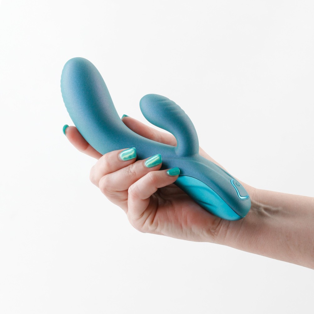Vibrator Royals Regent Metallic Green NS Toys stimulare clitoris - punctul G lungime 19.3 cm grosime 3.8 cm 657447107160