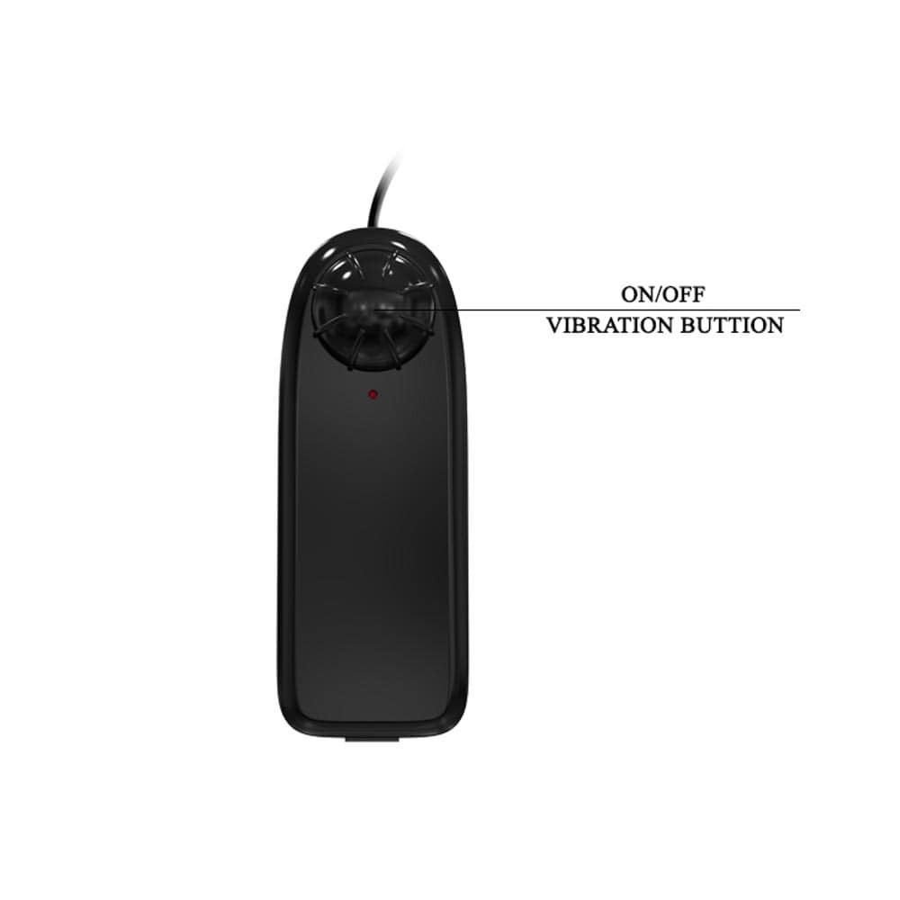 Vibrator realistic Realistic Vibration Cock Voluptas cu testicule - cu ventuza - telecomanda lungime 21 cm grosime 4 cm 6959532303438